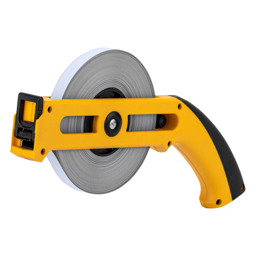 Рулетка геодезическая 50 м х 13 мм, открытый корпус, металлическая лента Denzel по ценам производителя в Воронеже с доставкой по всей России