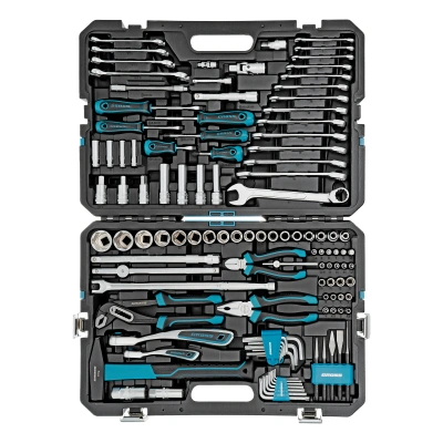 Набор инструментов, 1/4", 1/2", CrV, 120 зубьев, 115 предметов Gross по ценам производителя в Воронеже с доставкой по всей России