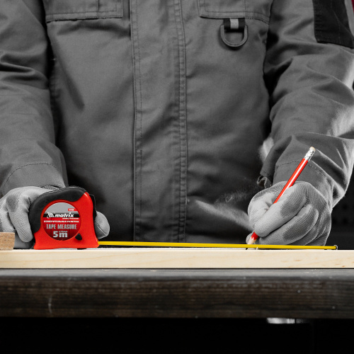 Рулетка Double fixation,5 м х 19 мм,обрезиненный корпус,двойная плавная фиксация Matrix по ценам производителя в Воронеже с доставкой по всей России