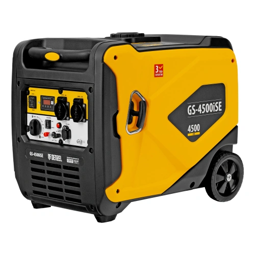 Генератор инверторный GS-4500iSE, 4,5 кВт, 230 В, закрытый корпус, электростартер Denzel по ценам производителя в Воронеже с доставкой по всей России