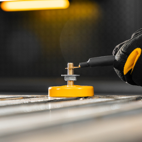 Клемма магнитная "масса" для сварочных работ Denzel по ценам производителя в Воронеже с доставкой по всей России