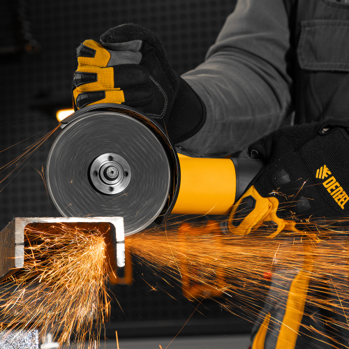 Машина шлифовальная угловая AG125-1100, 1100 Вт, 125 мм, 3000-11000 об/мин Denzel по ценам производителя в Воронеже с доставкой по всей России