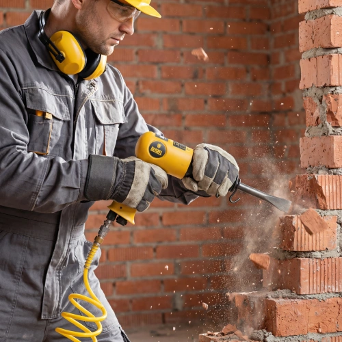 Пневматический молоток НР4500 + набор насадок, 113 л/мин, 4500 уд/мин Denzel по ценам производителя в Воронеже с доставкой по всей России