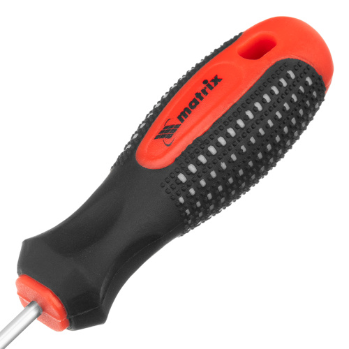 Отвертка Fusion, SL3 х 200 мм, CrV, трехкомпонентная рукоятка "Anti slip" Matrix по ценам производителя в Воронеже с доставкой по всей России