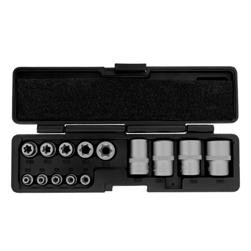 Набор головок Torx , 14 предметов, 1/4, 3/8, 1/2 Stels по ценам производителя в Воронеже с доставкой по всей России