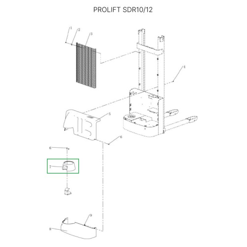 Кожух ручки управления для штабелеров SDR-S по ценам производителя в Воронеже с доставкой по всей России