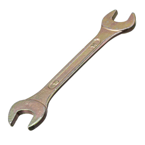 Ключ рожковый, 14 х 15 мм, желтый цинк Сибртех по ценам производителя в Воронеже с доставкой по всей России