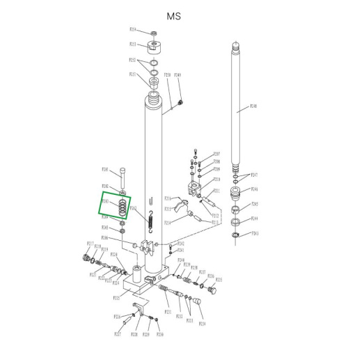 Пружина возвратная малого цилиндра гидроузла для MS по ценам производителя в Воронеже с доставкой по всей России
