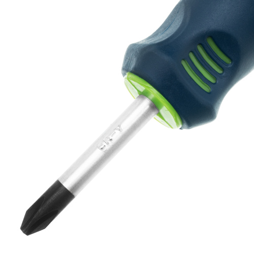 Отвертка, PH2 х 38 мм, CrV, двухкомпонентная рукоятка Сибртех по ценам производителя в Воронеже с доставкой по всей России