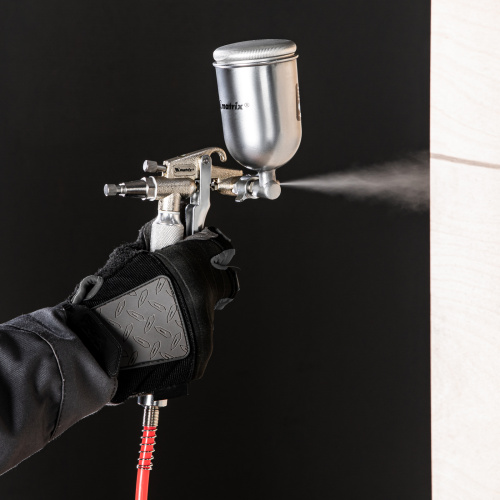 Краскораспылитель пневматический для финишных работ с верхним бачком V 0,1 л, сопло D 0.5 мм Matrix по ценам производителя в Воронеже с доставкой по всей России