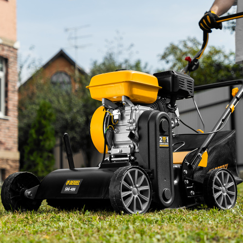 Скарификатор-аэратор бензиновый SAG-400, 212 см3, -15/+10 мм, 40 см Denzel по ценам производителя в Воронеже с доставкой по всей России