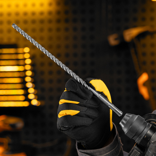 Бур по бетону, цельная крестовая пластина, 8x265 мм, SDS PLUS Denzel по ценам производителя в Воронеже с доставкой по всей России