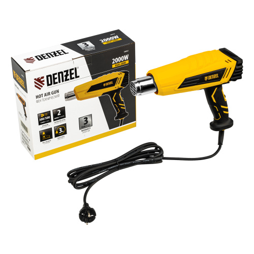 Фен технический HGH-2000, 2000 Вт, 2 режима Denzel по ценам производителя в Воронеже с доставкой по всей России
