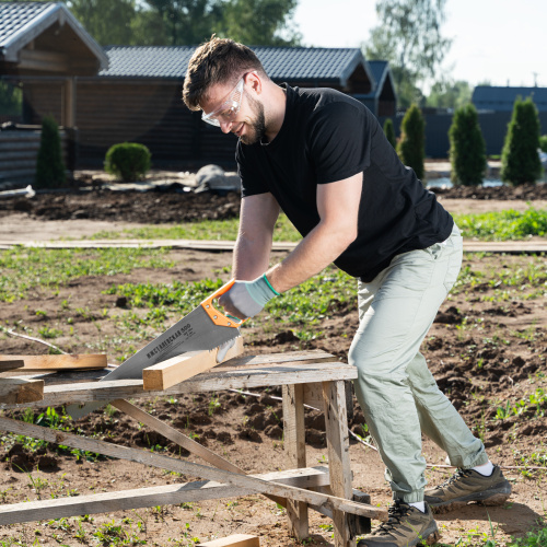 Ножовка по дереву, 500 мм, шаг зубьев 8 мм, пластиковая рукоятка по ценам производителя в Воронеже с доставкой по всей России