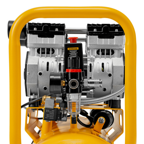 Компрессор безмасляный, малошумный DLS 1500/50, 1500 ВТ, 2x750, 50 л, 260 л/мин Denzel по ценам производителя в Воронеже с доставкой по всей России
