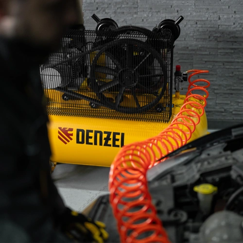 Компрессор воздушный рем. привод BCV 5500-T/200, 5,5 кВт, 200 литров, 850 л/мин Denzel по ценам производителя в Воронеже с доставкой по всей России