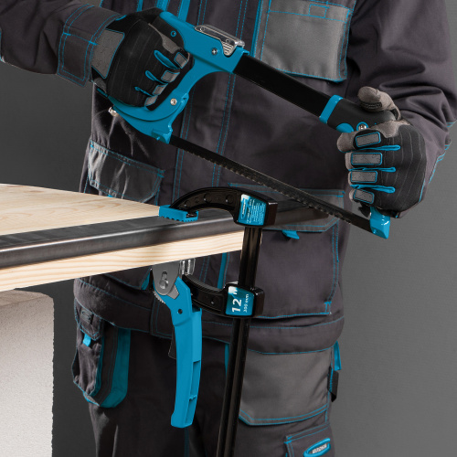 Струбцина реечная быстрозажимная 12, металлический корпус, рычажный храповой механизм, 300 мм Gross по ценам производителя в Воронеже с доставкой по всей России