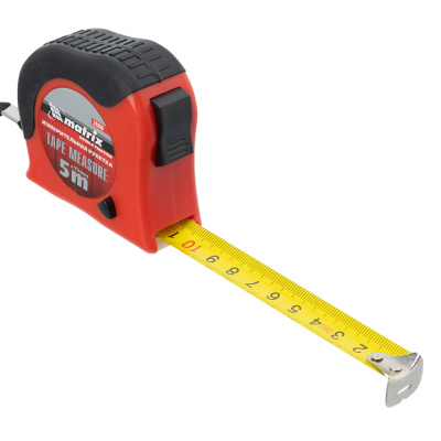 Рулетка Double fixation,5 м х 19 мм,обрезиненный корпус,двойная плавная фиксация Matrix по ценам производителя в Воронеже с доставкой по всей России