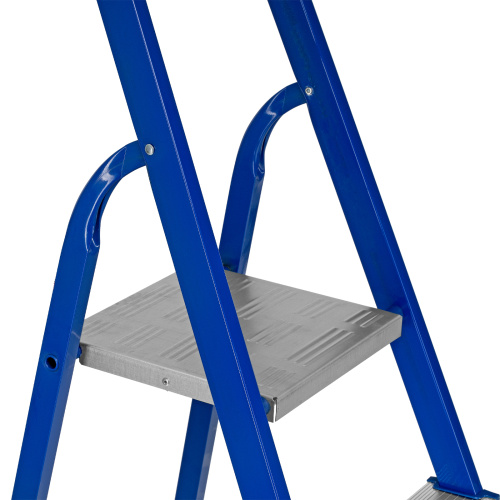 Стремянка, 8 ступеней, стальной профиль, алюминиевые ступени Сибртех по ценам производителя в Воронеже с доставкой по всей России