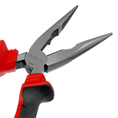 Длинногубцы прямые, 160 мм, хром-ванадий, двухкомпонентные рукоятки Matrix по ценам производителя в Воронеже с доставкой по всей России