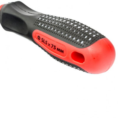 Отвертка Fusion, SL5 х 75 мм, CrV, трехкомпонентная рукоятка "Anti slip" Matrix по ценам производителя в Воронеже с доставкой по всей России