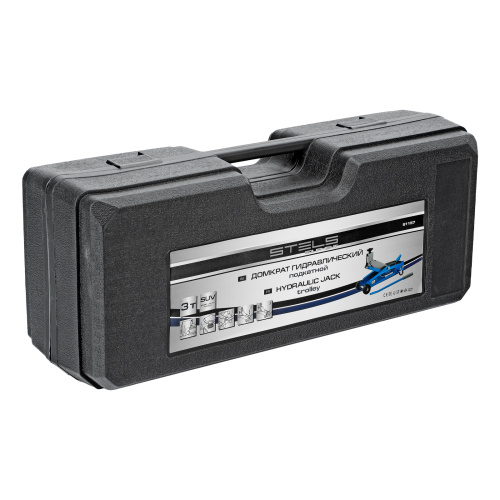 Домкрат гидравлический подкатной, высокий подъем, 3т, SUV, 190-535 мм, в кейсе Stels по ценам производителя в Воронеже с доставкой по всей России