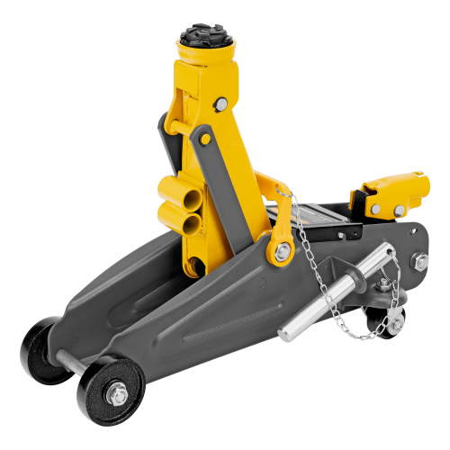 Домкрат гидравлический подкатной с фиксатором, 2 т, 130-330 мм Denzel по ценам производителя в Воронеже с доставкой по всей России