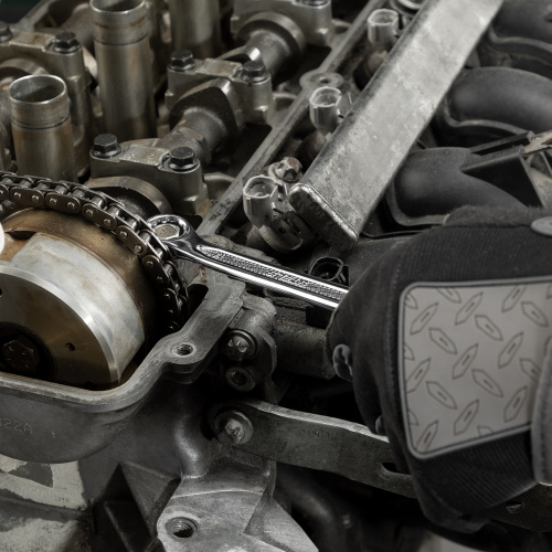 Набор ключей комбинированных 8 шт, 8-19 мм,  антислип Stels по ценам производителя в Воронеже с доставкой по всей России