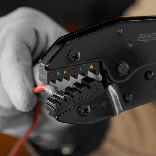 Клещи, 0.5-6 мм, для обжима электрокабеля Sparta по ценам производителя в Воронеже с доставкой по всей России