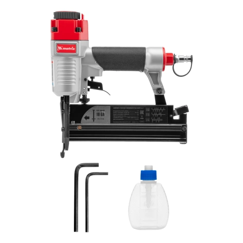 Нейлер-степлер пневматический 3 в 1, с регулировкой глубины забивания, гвозди 18GA, гвозди 16GA, скобы 18 GA Matrix по ценам производителя в Воронеже с доставкой по всей России