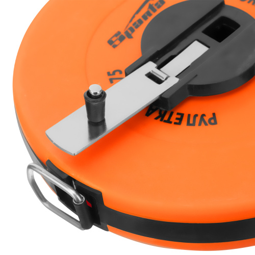 Рулетка геодезическая, 20 м х 12,5 мм, лента ПВХ, закрытый круглый корпус Sparta по ценам производителя в Воронеже с доставкой по всей России