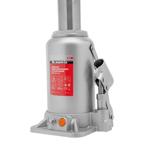 Домкрат гидравлический бутылочный, 20 т, h подъема 244-449 мм Matrix по ценам производителя в Воронеже с доставкой по всей России