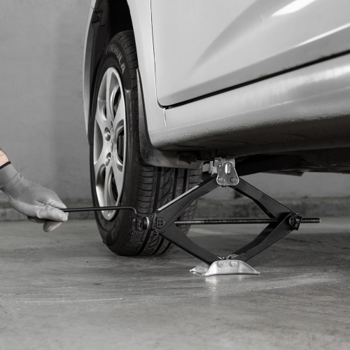 Домкрат ромбический винтовой универсальный ТУ 5.16-469-0213-04, 0,9 т, 100-395 мм Россия по ценам производителя в Воронеже с доставкой по всей России