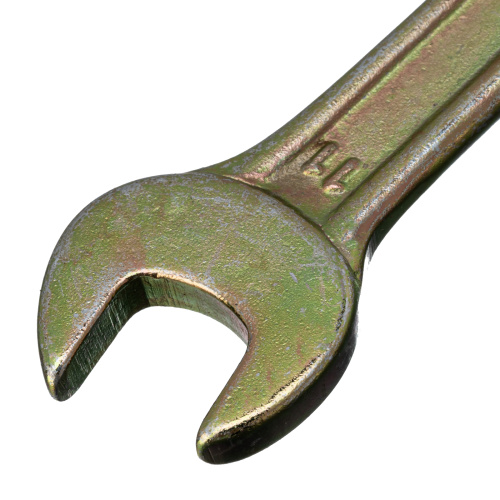 Ключ рожковый, 10 х 11 мм, желтый цинк Сибртех по ценам производителя в Воронеже с доставкой по всей России