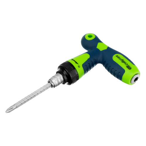 Отвертка реверсивная Т-образная комбинированная PH2/SL6, CrV Сибртех по ценам производителя в Воронеже с доставкой по всей России