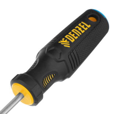 Отвертка SL5x150 мм, CrV, трехкомпонентная рукоятка Denzel по ценам производителя в Воронеже с доставкой по всей России