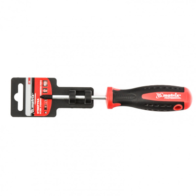 Отвертка Profi, PZ1 x 75 мм, S2, двухкомпонентная рукоятка Matrix по ценам производителя в Воронеже с доставкой по всей России