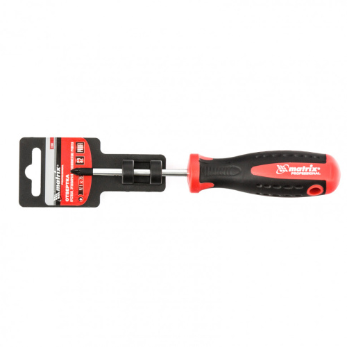 Отвертка Profi, PZ1 x 75 мм, S2, двухкомпонентная рукоятка Matrix по ценам производителя в Воронеже с доставкой по всей России