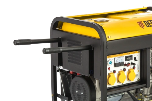 Генератор дизельный DD6300Е, 5.0 кВт, 220 В/50 Гц, 15 л, электростартер Denzel по ценам производителя в Воронеже с доставкой по всей России