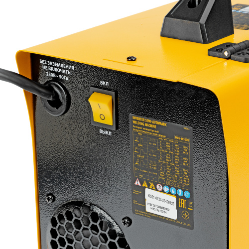 Аппарат инвертор. полуавтомат. cварки IMIG-185SDR, 180 А, ПВ 60%, катушка 5 кг Denzel по ценам производителя в Воронеже с доставкой по всей России