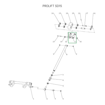 Рычаг силового блока для тележек SD15 по ценам производителя в Воронеже с доставкой по всей России