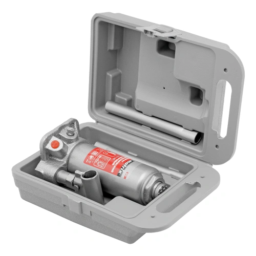 Домкрат гидравлический бутылочный, 4 т, высота подъема 194-372 мм, в пластиковый кейсе Matrix по ценам производителя в Воронеже с доставкой по всей России