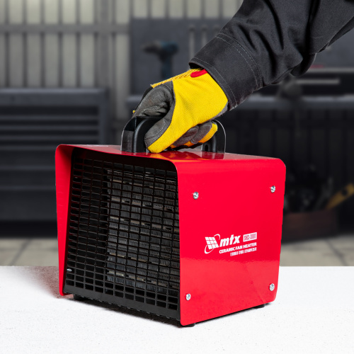 Тепловая пушка керамическая SHCL-3000, квадратная, 230 В, 480 м3/ч, 1/3 кВт MTX по ценам производителя в Воронеже с доставкой по всей России