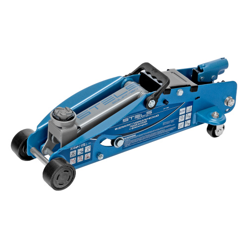 Домкрат гидравлический подкатной 2.5 т, с фиксатором, Safety Pin, 140-385 мм Stels по ценам производителя в Воронеже с доставкой по всей России