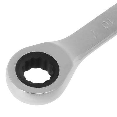 Ключ комбинированный трещоточный, 10 мм, CrV, зеркальный хром Matrix Professional по ценам производителя в Воронеже с доставкой по всей России