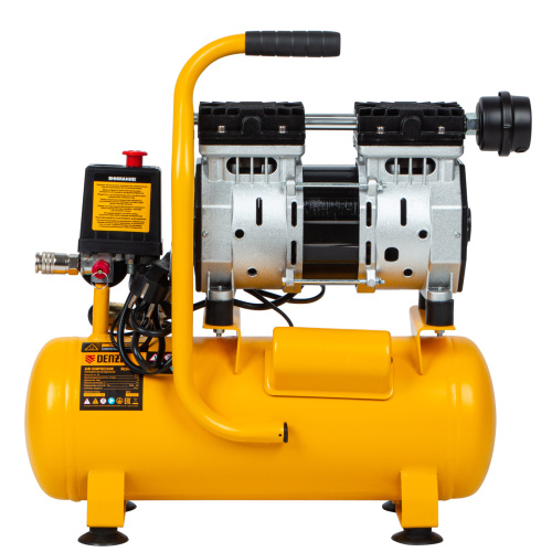 Компрессор DLS650/10 безмаслянный малошумный 650 Вт, 120 л/мин, ресивер 10 л Denzel по ценам производителя в Воронеже с доставкой по всей России