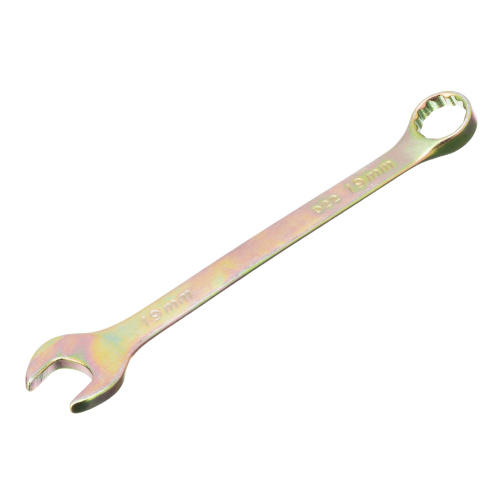 Ключ комбинированный, 19 мм, желтый цинк Сибртех по ценам производителя в Воронеже с доставкой по всей России