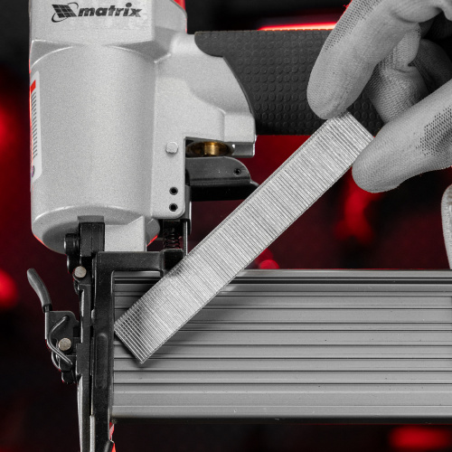 Гвозди для пневматического нейлера, длина 20 мм, ширина 1.25 мм, толщина 1 мм, 5000 шт Matrix по ценам производителя в Воронеже с доставкой по всей России