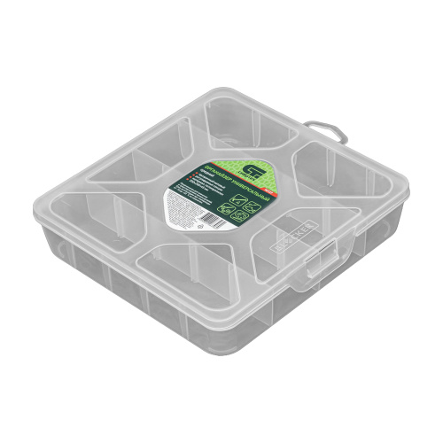 Органайзер универсальный средний, прозрачный матовый, 20 х 20 х 4.5 см Сибртех по ценам производителя в Воронеже с доставкой по всей России