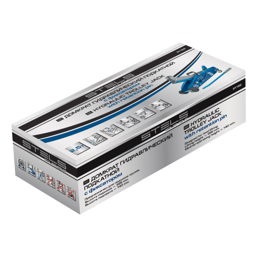 Домкрат гидравлический подкатной 2.5 т, с фиксатором, Safety Pin, 140-385 мм Stels по ценам производителя в Воронеже с доставкой по всей России